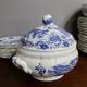 Derby Sarregemines 52-Piece Dinnerware Set, Deep Blue