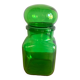 Vintage green glass jar 1970