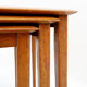 Nesting tables in teak mid-century modern - 1960s
