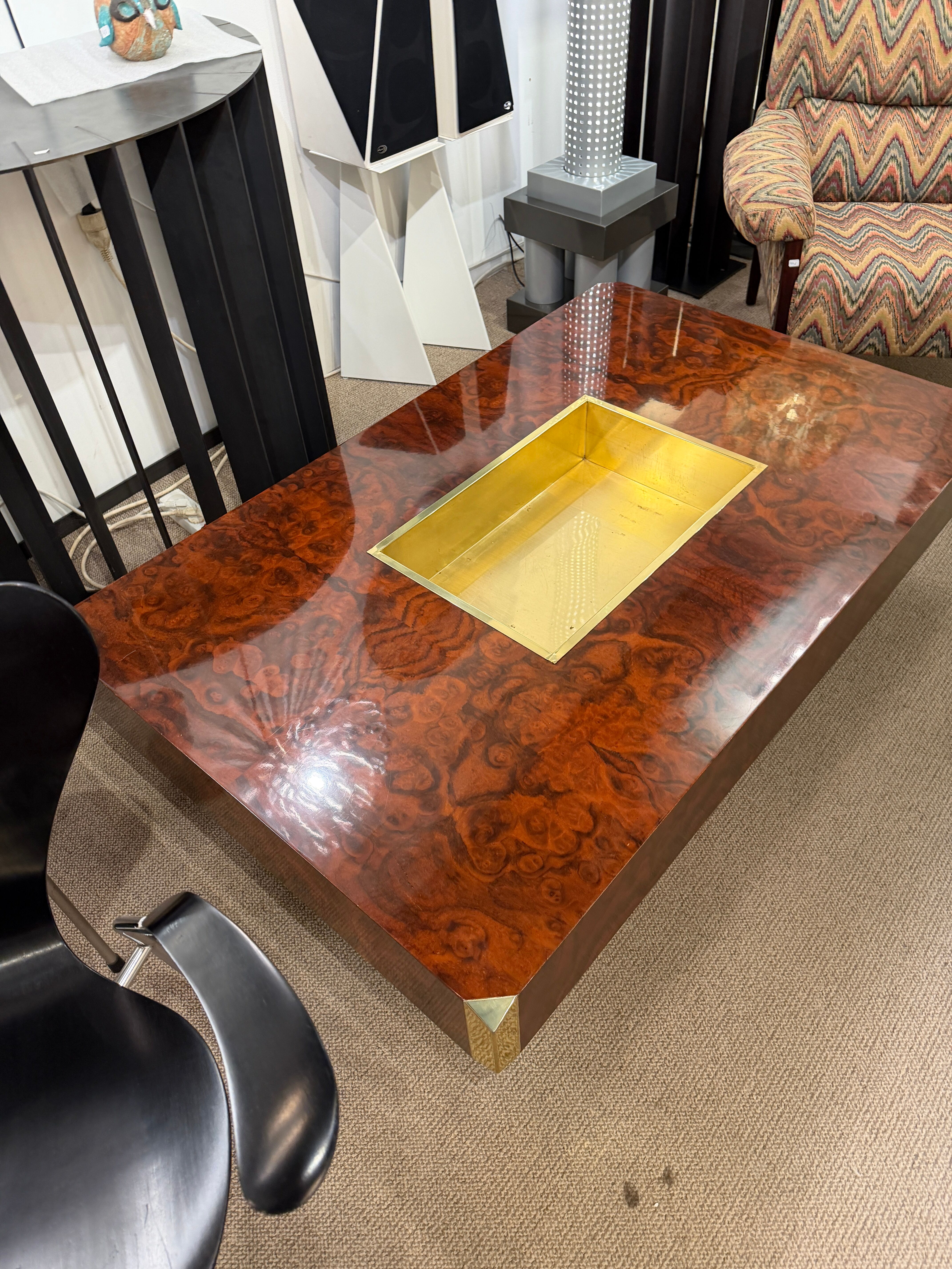 Coffee table "Alveo" attributed to Willy Rizzo for Mario Sabot, Italy.