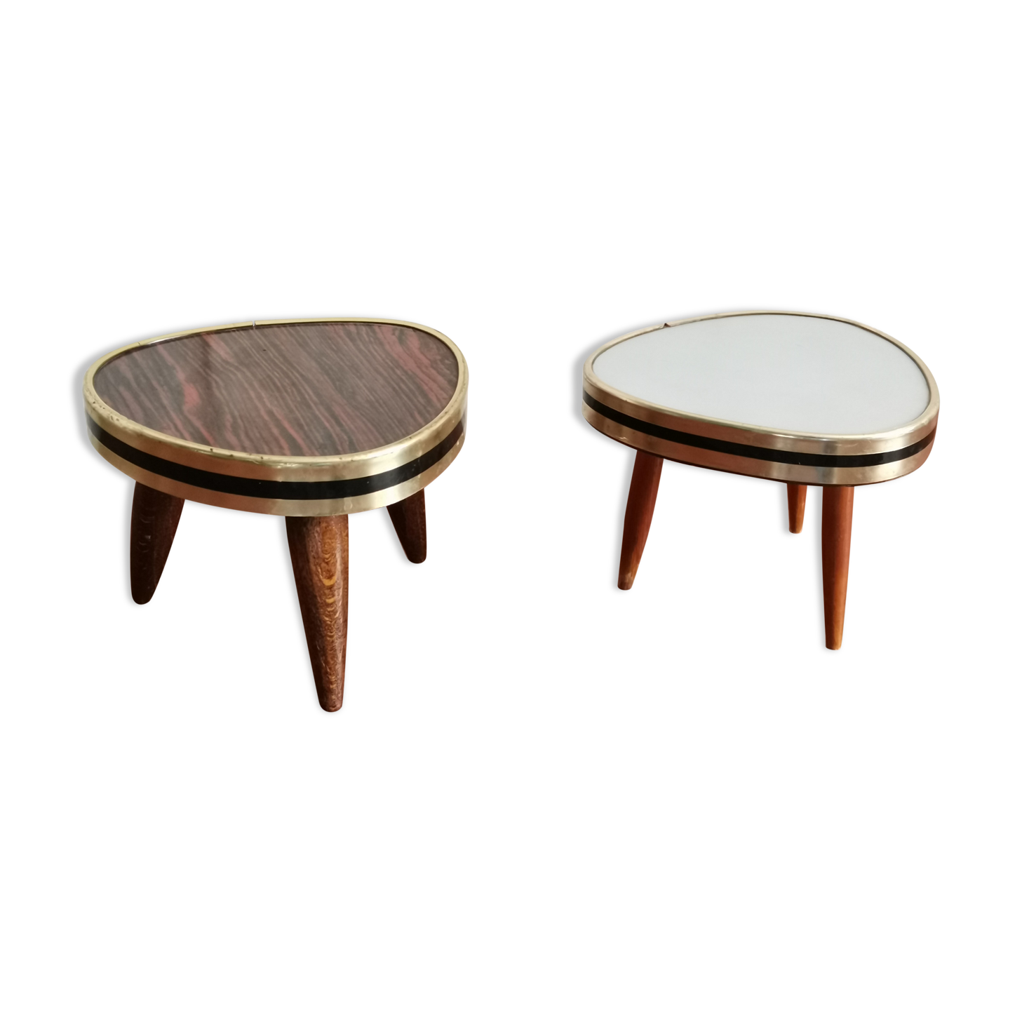 Set of 2 mini tripods plant door