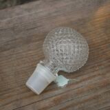 Superb vintage chiseled glass carafe