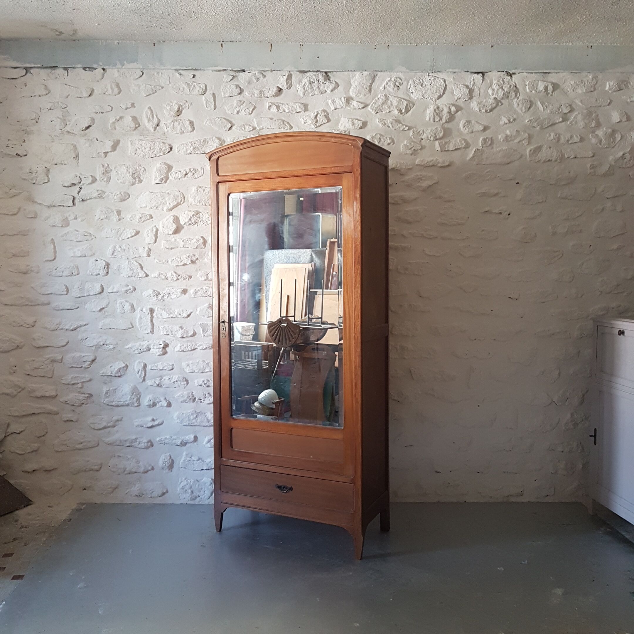 Wardrobe with mirror