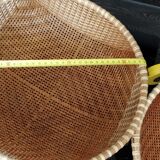 3 paniers en osier