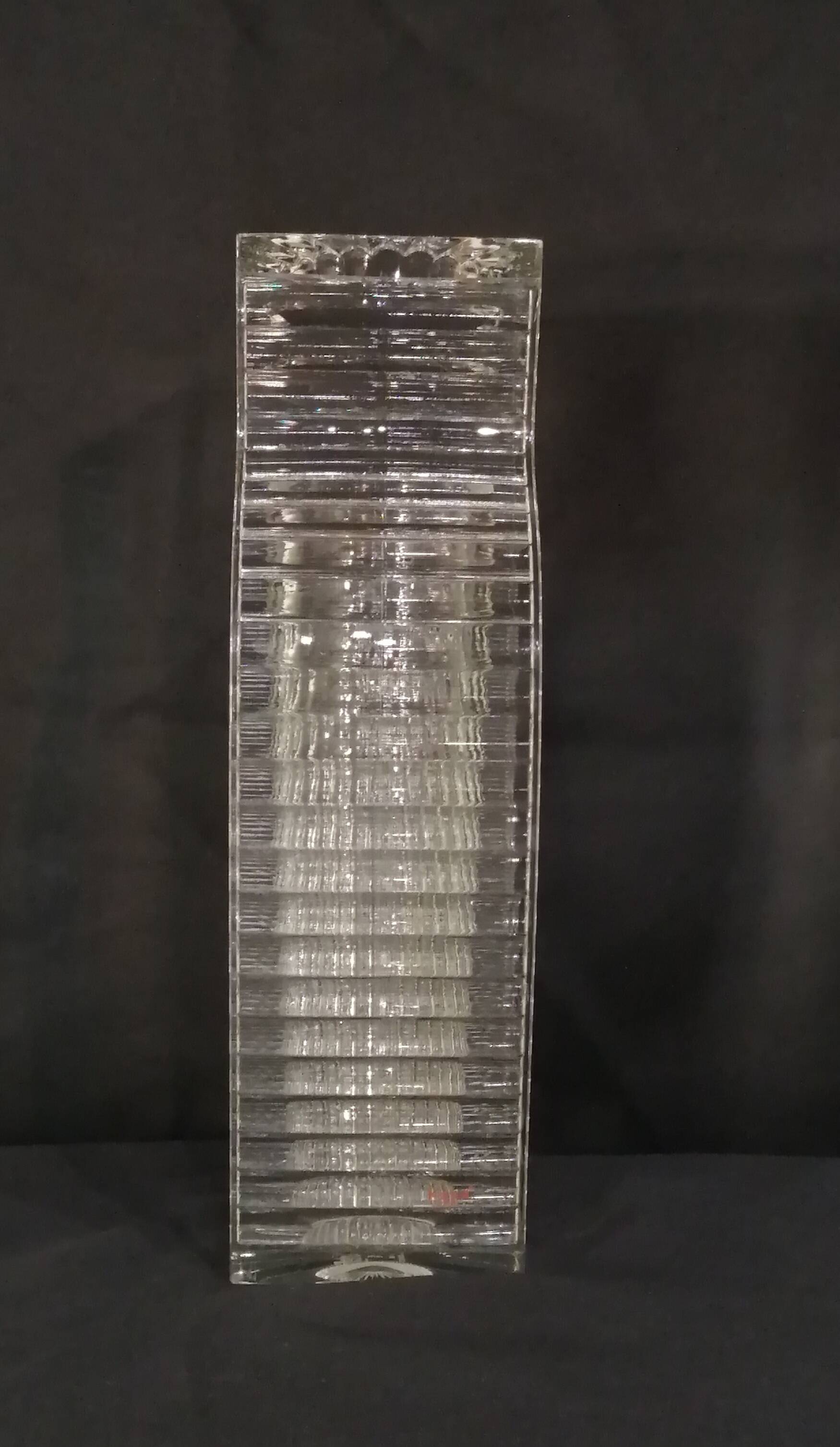 Shine vase from kartell in vintage plexiglass