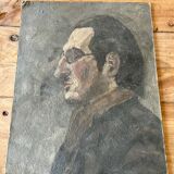 Old portrait of a man – painting on panel