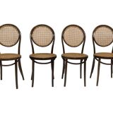 Ensemble vintage de quatre chaises Michael Thonet ZPM Radomsko Design