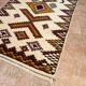Handmade Berber rug: Moroccan wall decoration (190 cm x 108 cm)