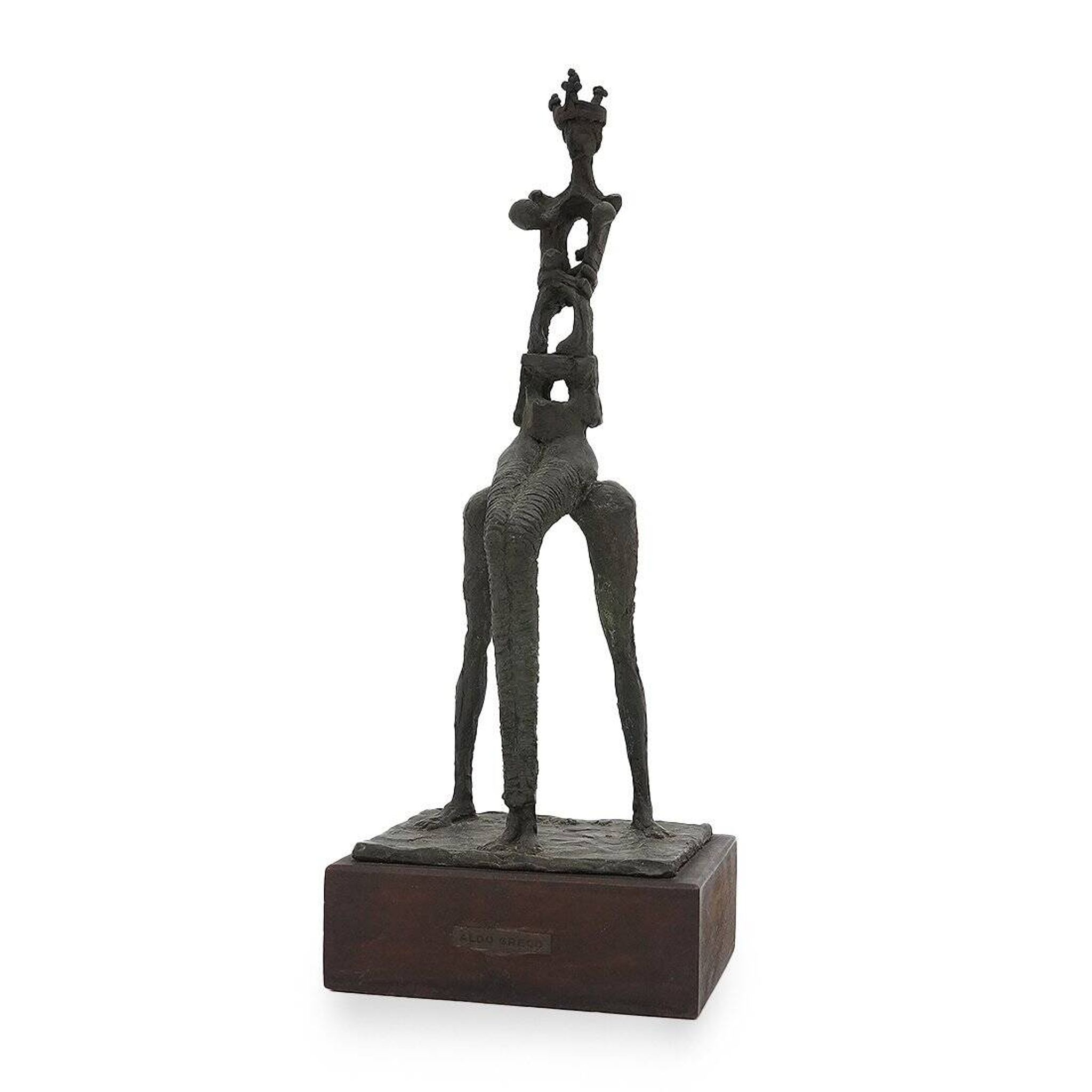 Bronze sculpture of the Queen by Aldo Greco, 1960s.