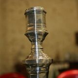 Silver Bronze Candlesticks