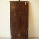Antique mirror in beveled glass with carved wooden frame, 58 cm, retro decor