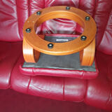 Sofa himmola cuir red with ottoman