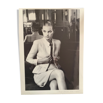 Photo vintage Karl Lagerfeld pour Chanel collection Croisière
