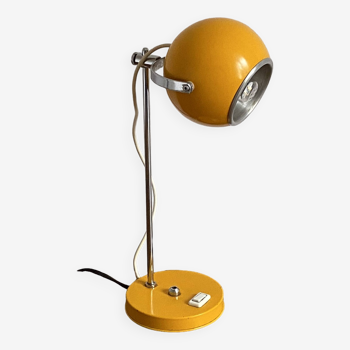 Lampe eye ball. 1970. orange.