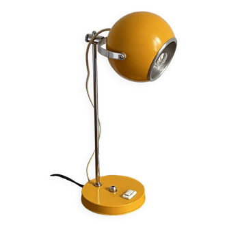 Eye ball lamp. 1970. orange.