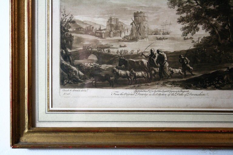 Landscape by Richard Earlom, eighteenth century