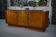 Art Deco rosewood sideboard with gilt door, attributed to Maison Dominique, 1940s