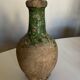 19th popular art excavation pottery in glazed earth