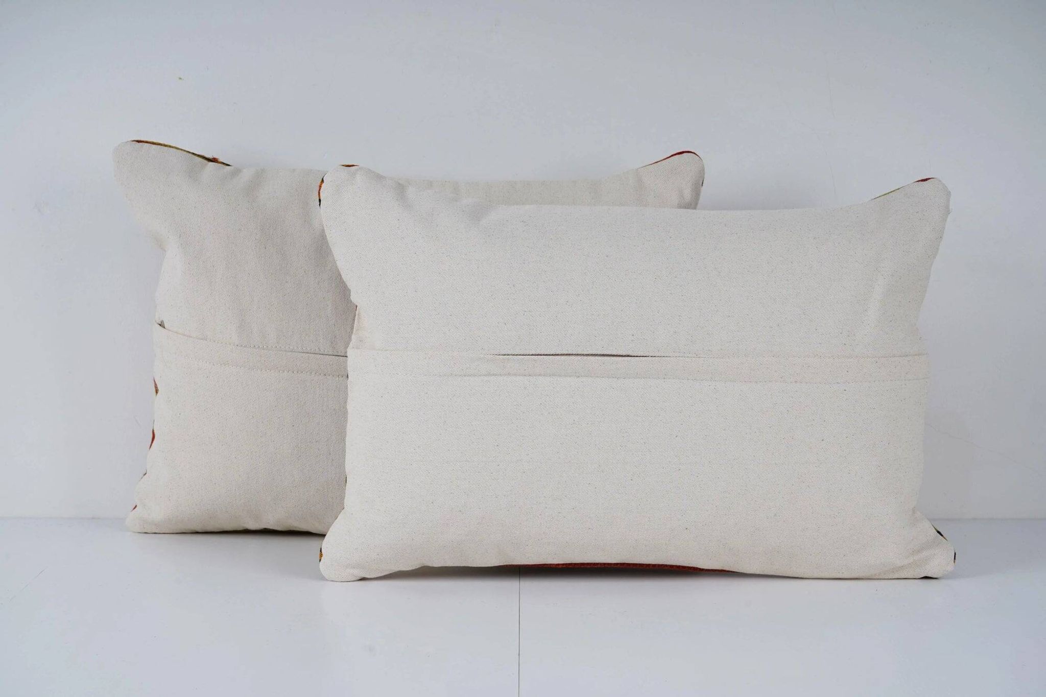 Set of 2 vintage kilim cushion covers 41x61 cm