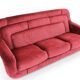 1970s Mid Century Three-Seat Sofa, Italy