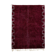 Modern Moroccan carpet dark red
