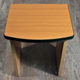 Paire de tables de chevet formica années 80