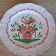 Set of 3 plates with Saint Clément rooster decoration