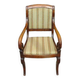 19th century armchair with crosses