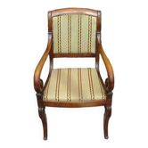 Fauteuil à crosses XIX ème