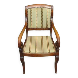 19th century armchair with crosses