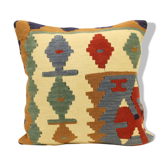 50x50 cm Kilim Cushion,Vintage Cushion Cover