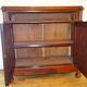 Low antique 19th century mahogany buffet