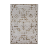 Hemp and wool carpet 190x290 ethnic motifs