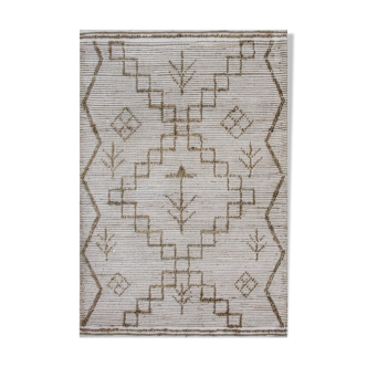 Tapis chanvre et laine 190x290 motifs ethniques