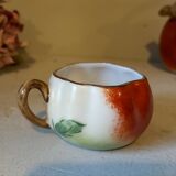 Set théière de Lucien Michelaud pour Limoges en forme de pomme