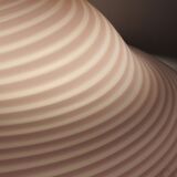 Pink Murano swirl pendant light