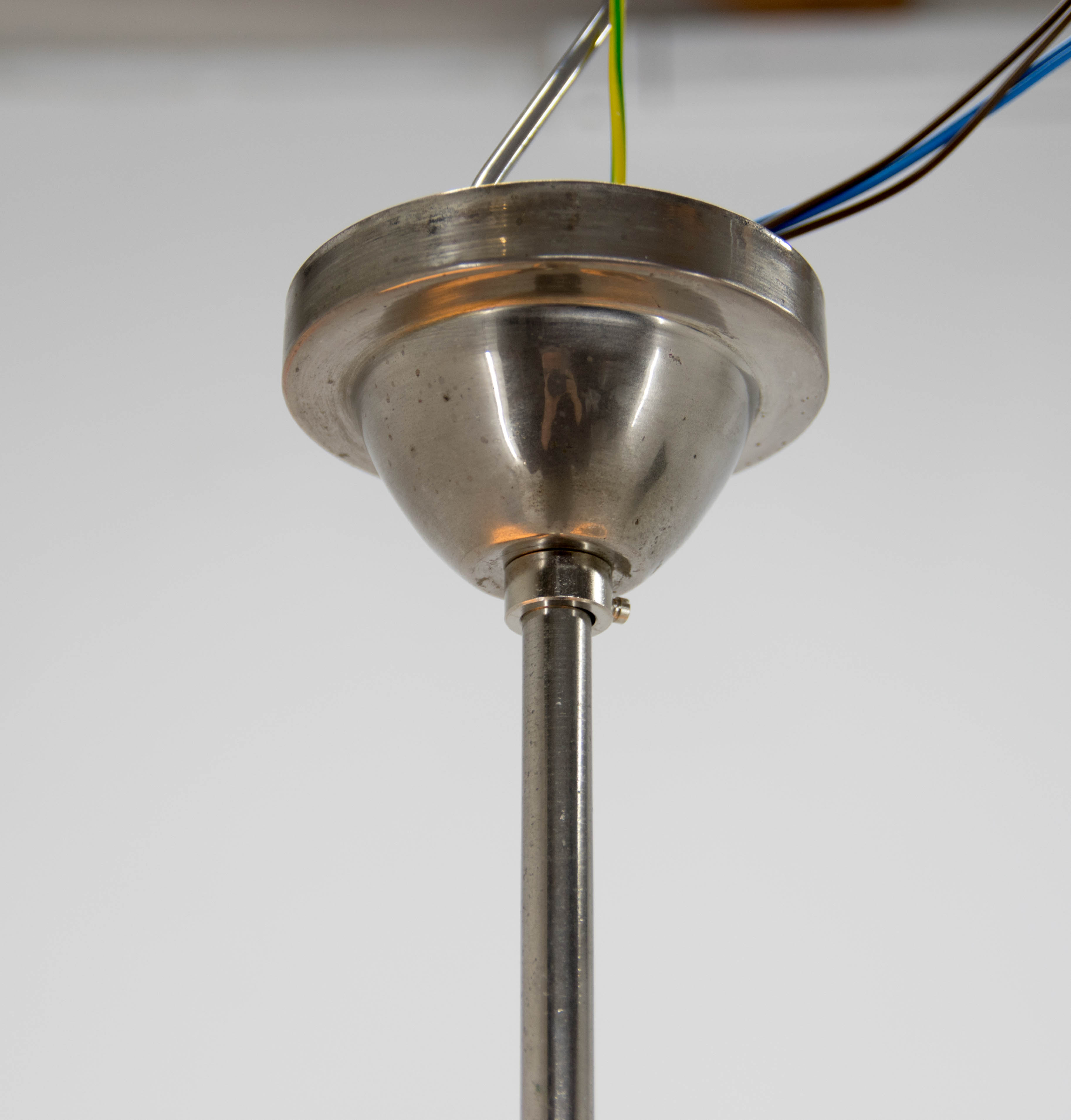 2-flamming Chandelier by Jindrich Halabala, 1930s