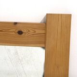 Scandinavian oak mirror 112x48cm, Nybrofabriken, Sweden, 1960