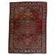 Handmade vintage Persian Malayer rug 144cm x 197cm 1960s - 1C1173