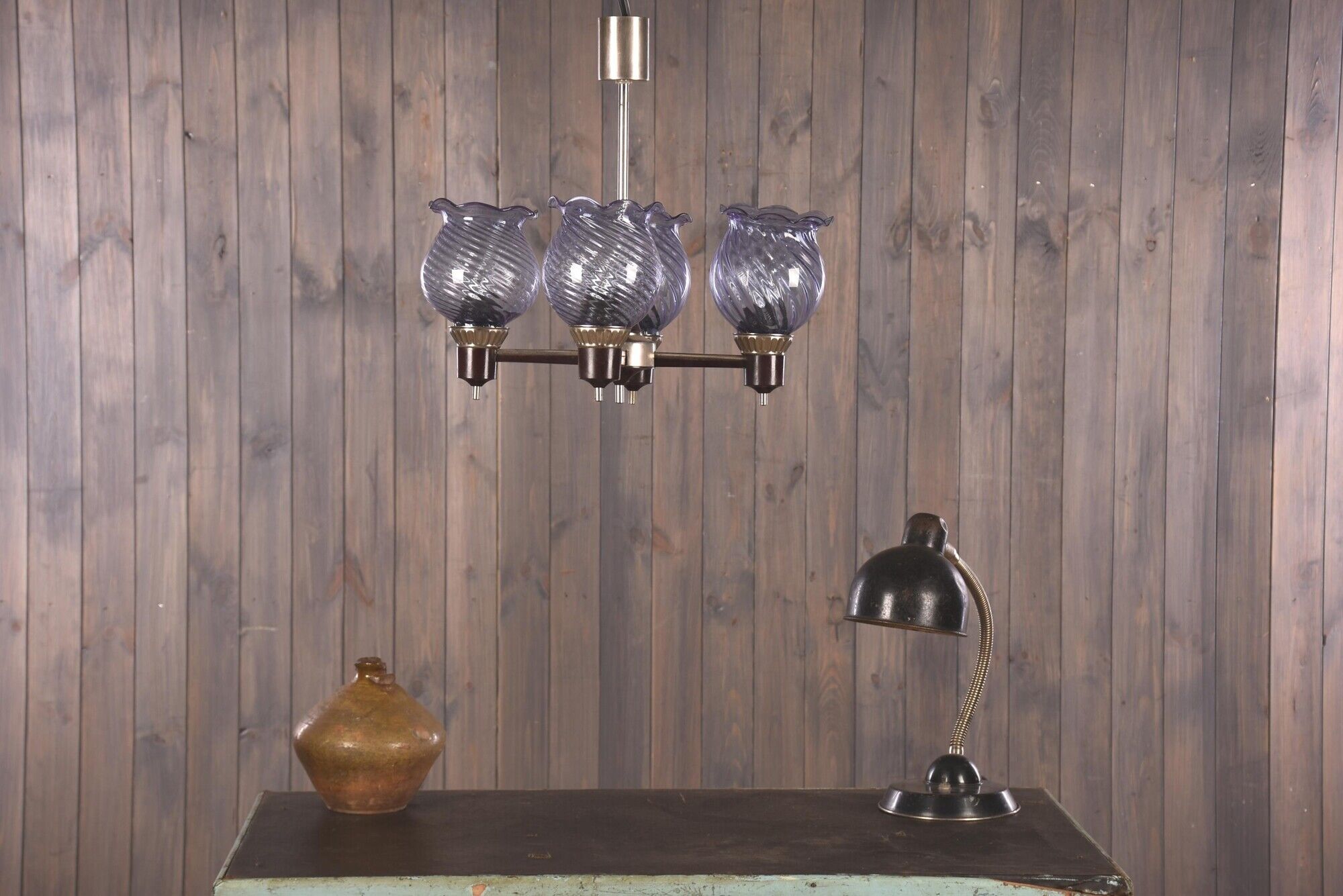 Lustre vintage 4 lumières