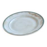 Low iron patina compote dish K&G Lunéville