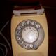 White English 1960/65 bakelite telephone