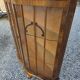 Art Deco display cabinet in walnut from the 1930s.