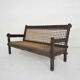 Solid oak and rope sofa, Netherlands 1960's