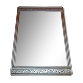 Silver art deco mirror