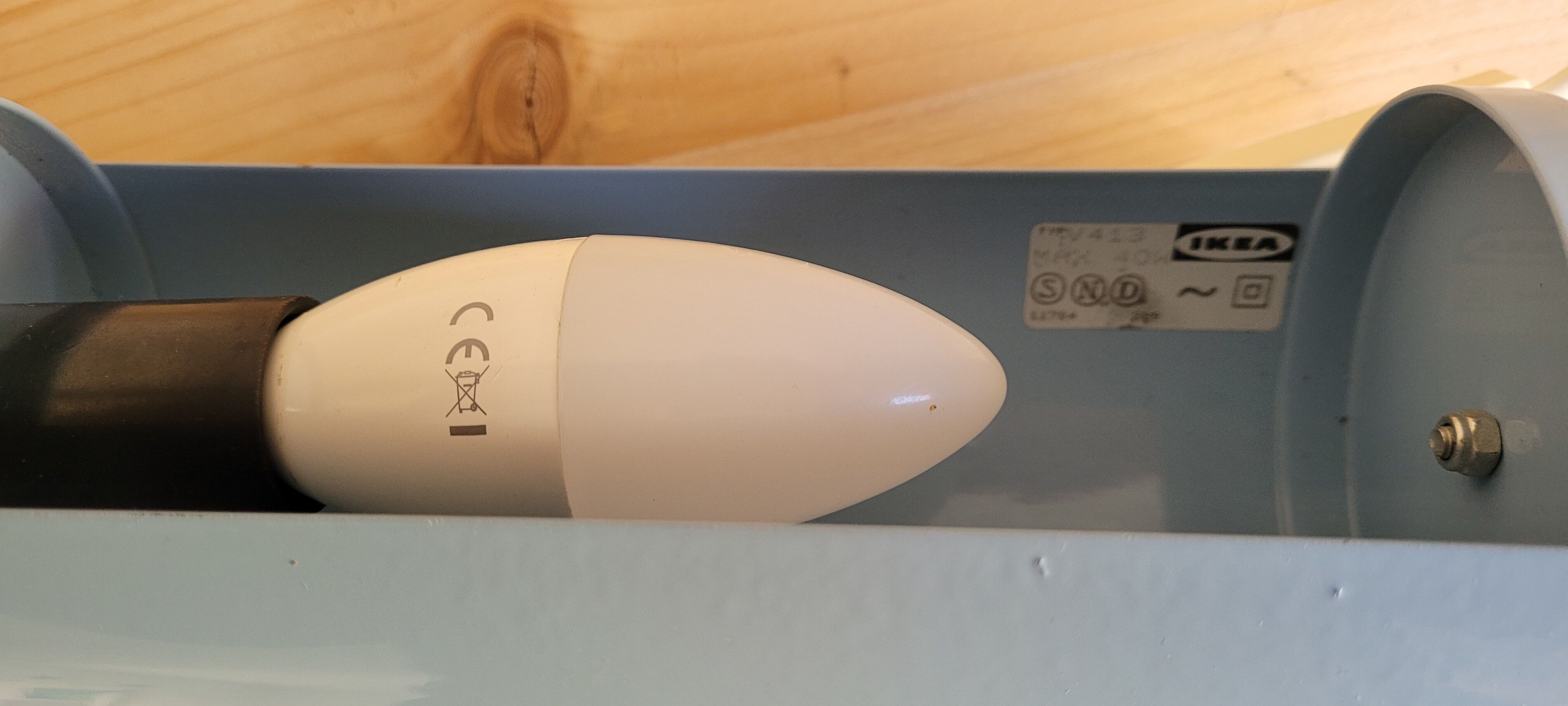 Wall lamp model V413 Ikea 80s