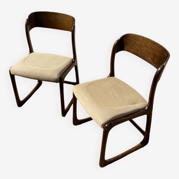 Duo de chaises baumann traineau