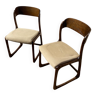 Duo de chaises baumann traineau