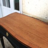 Restored antique console – Haussmannian elegance & velvet finish