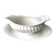 Saucière en porcelaine de Limoges  Haviland  Modèle "Torse "